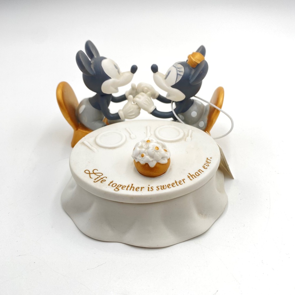 Hallmark Disney Mickey Minnie Mouse Trinket Box Life Together Sweeter Than Ever